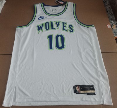 NBA 10 Conley Timberwolves 2023-24 Classic Maillot blanc